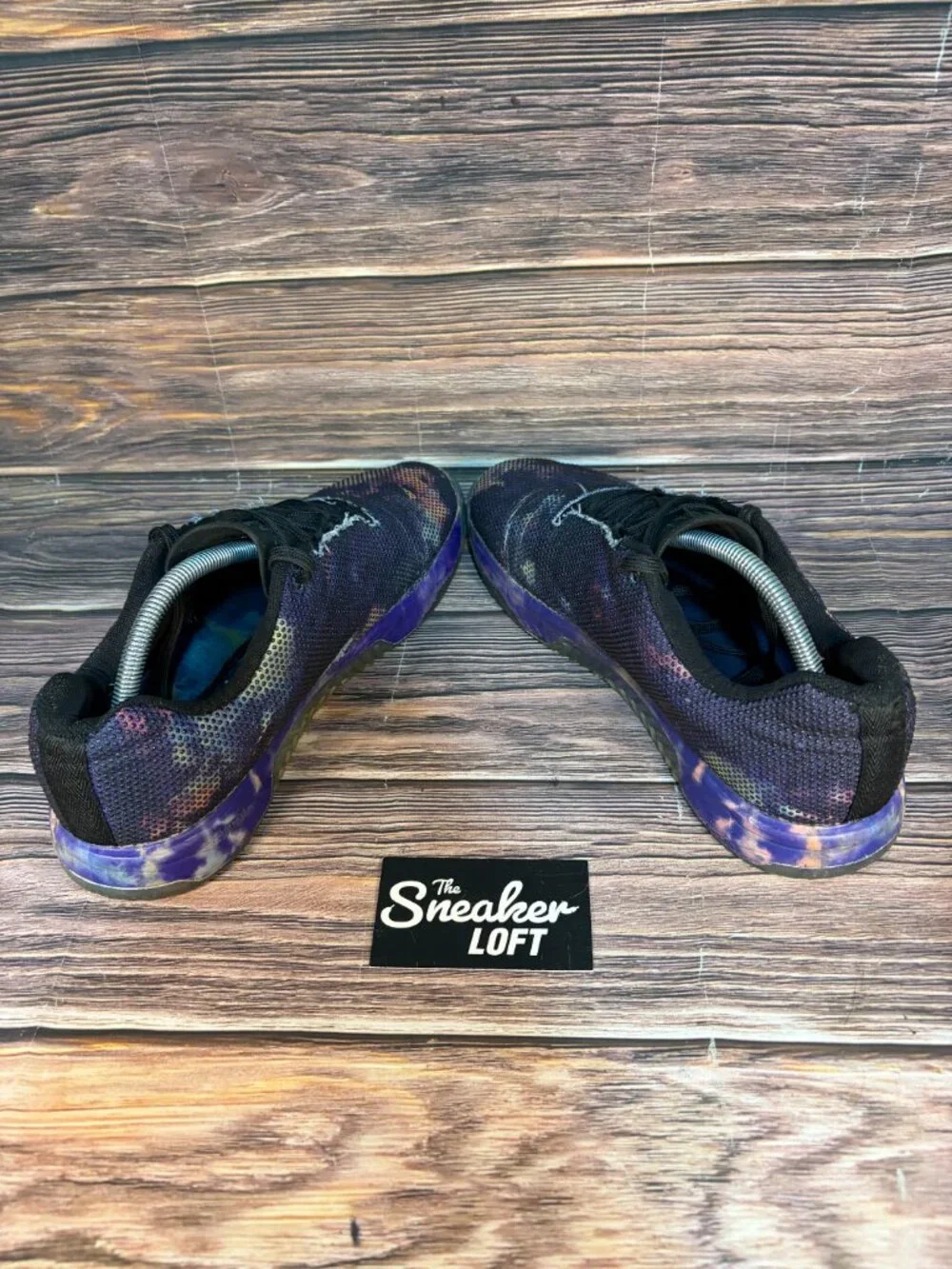 NoBull Trainer Dark‎ Purple Midnight Tye Dye Men's Athletic Training Shoes 11